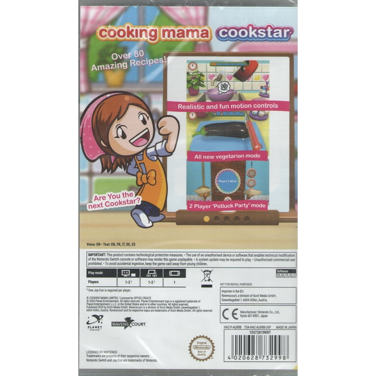 nintendo switch games cooking mama