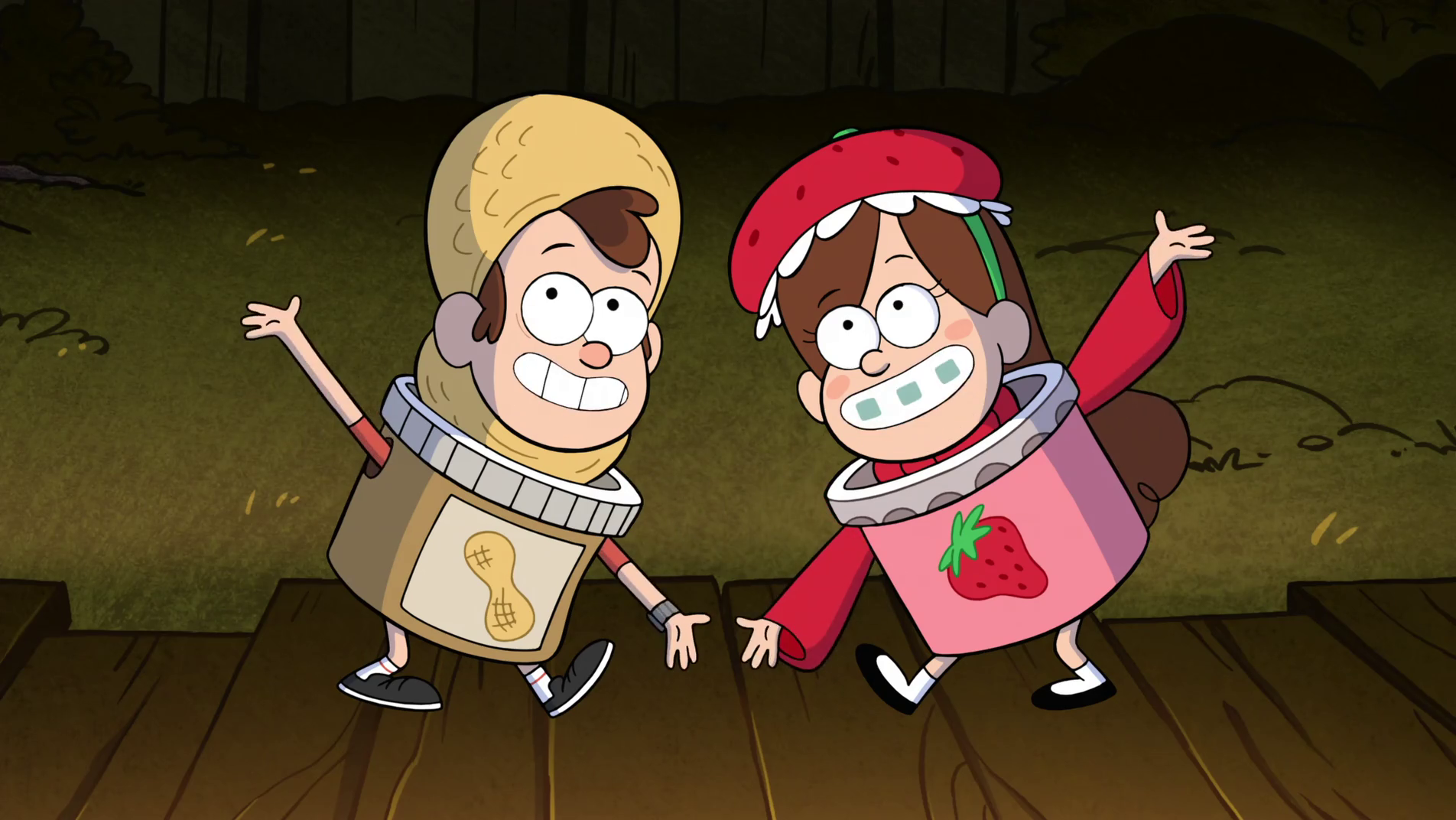 dipper y mabel halloween