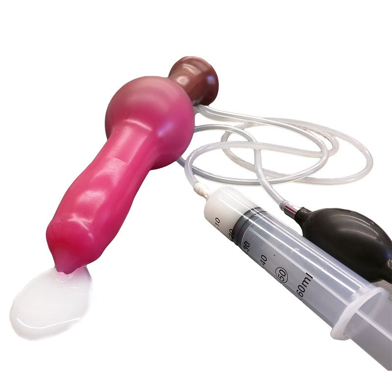 knot squirting inflatable dildo