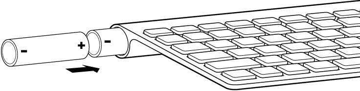 replace batteries apple keyboard