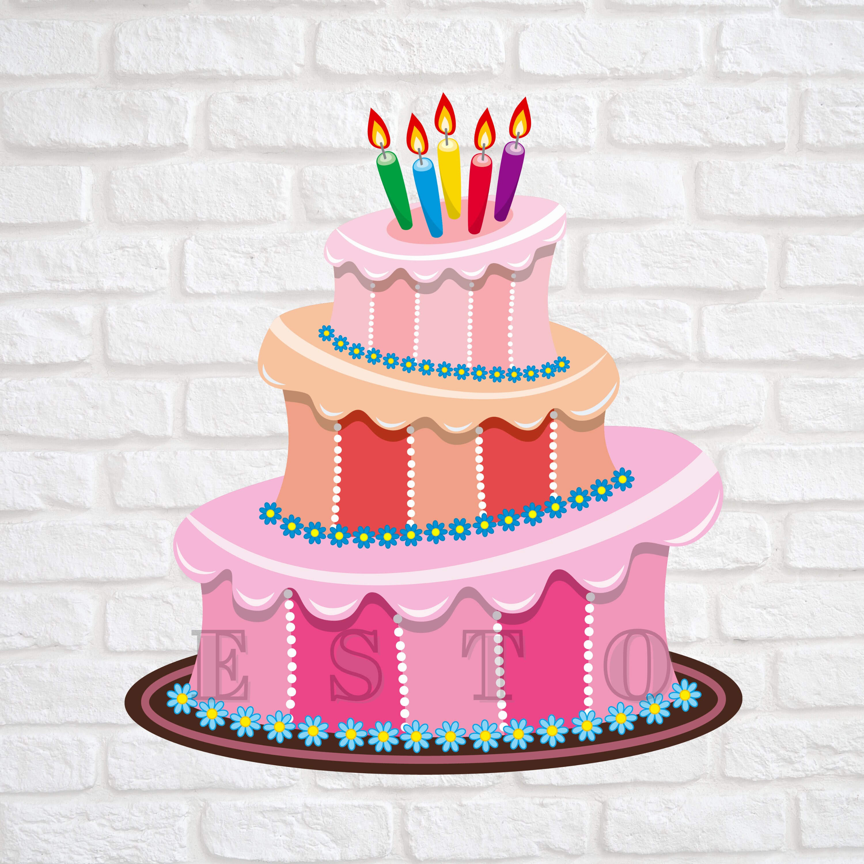 cake birthday clipart