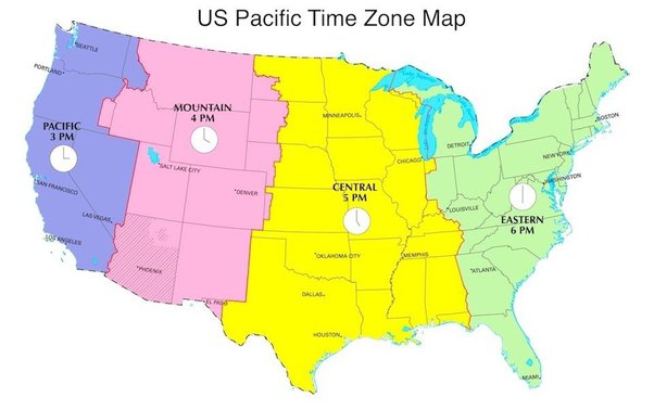 california is what time zone