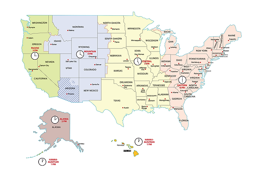 california time zone