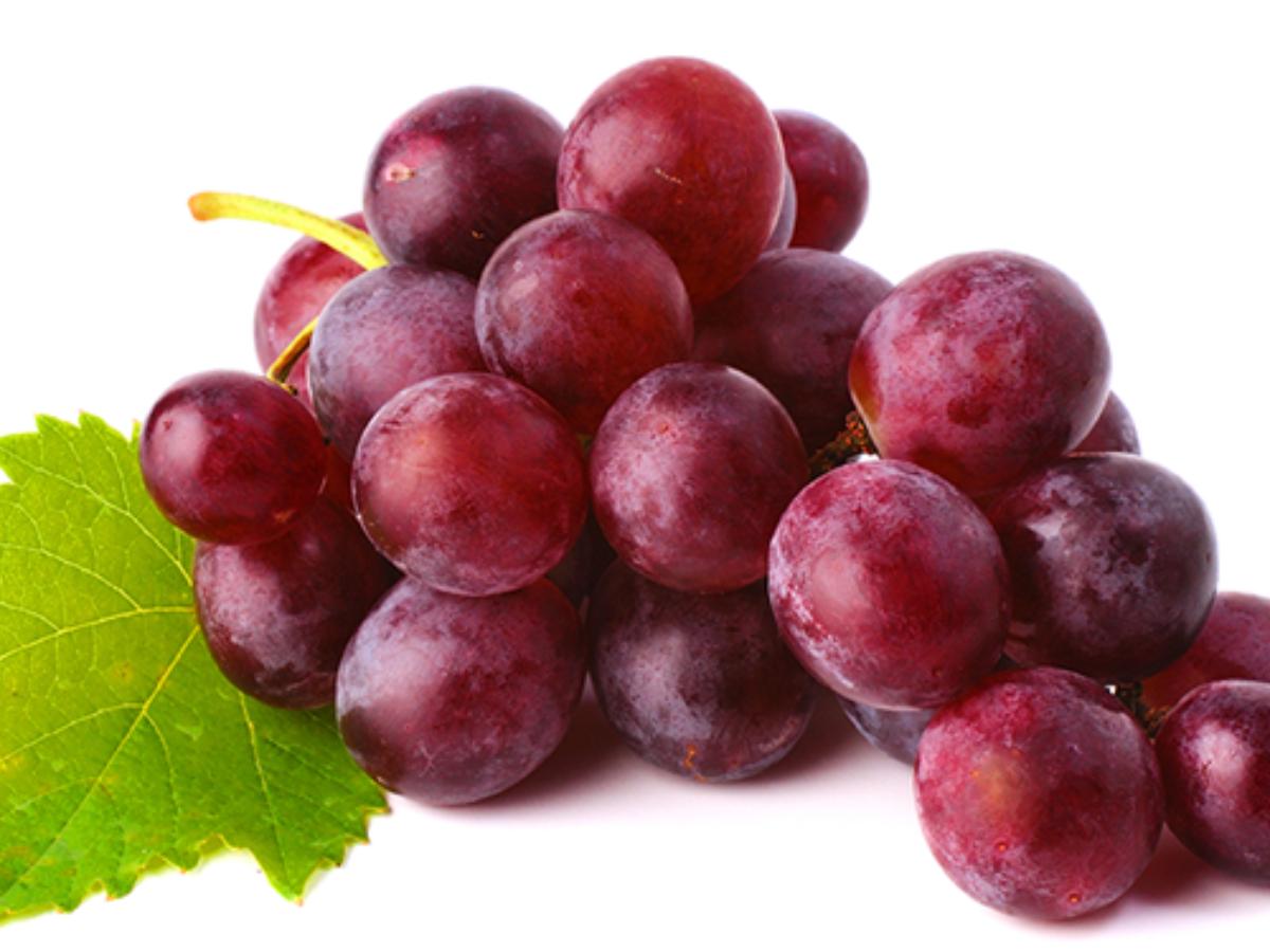 calories grapes red seedless