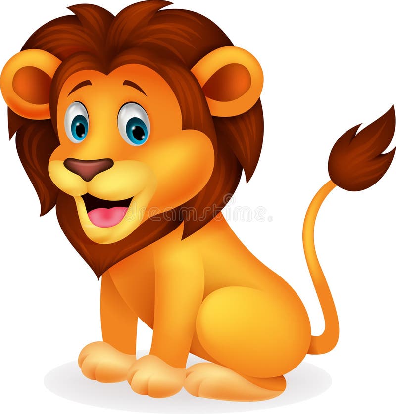 cartoon lion clipart