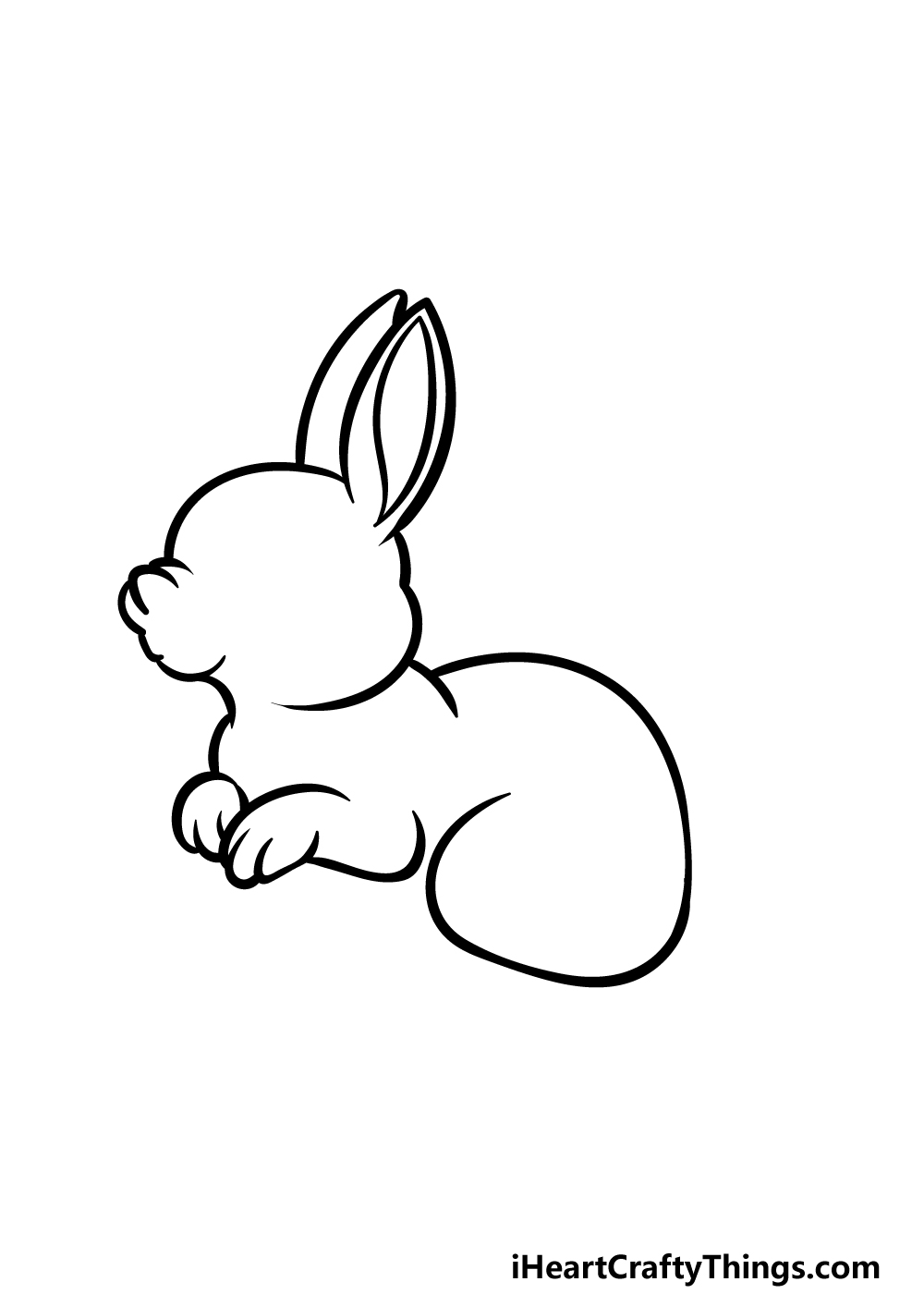 cartoon rabbit drawing