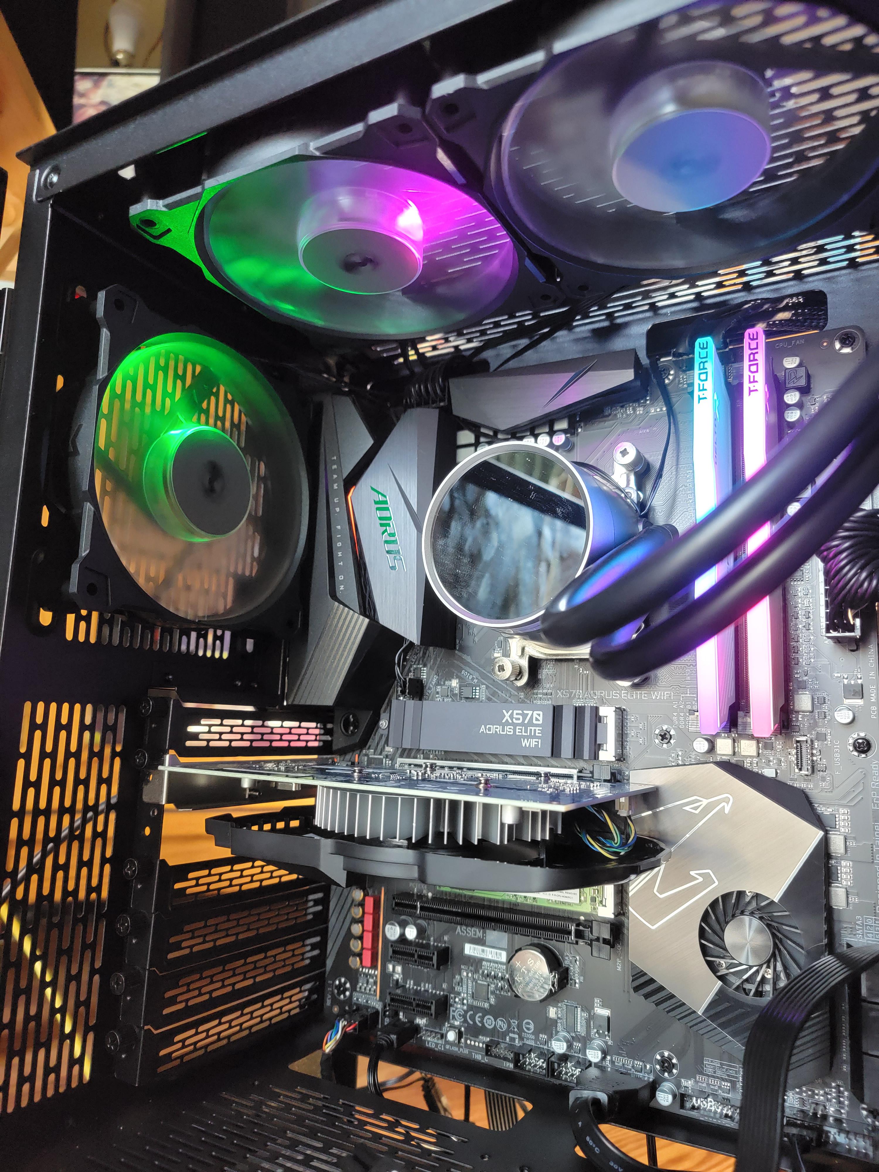 case fans rgb not working