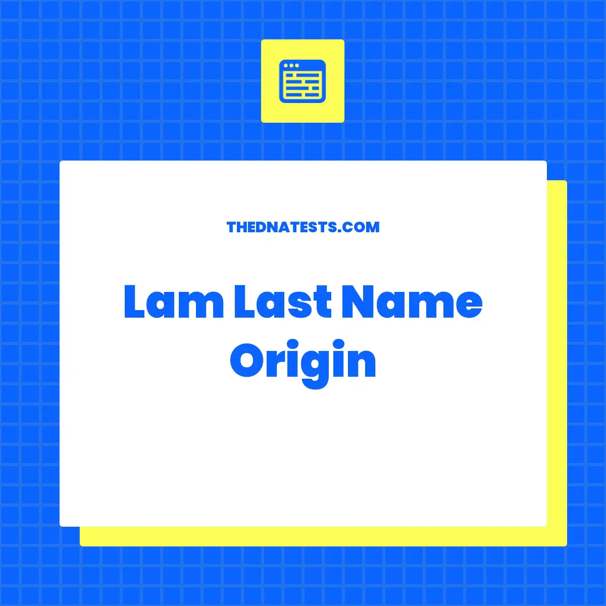 lam last name origin