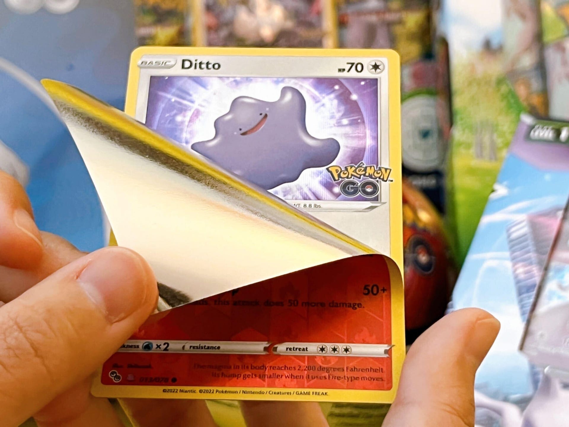 pokemon go ditto card