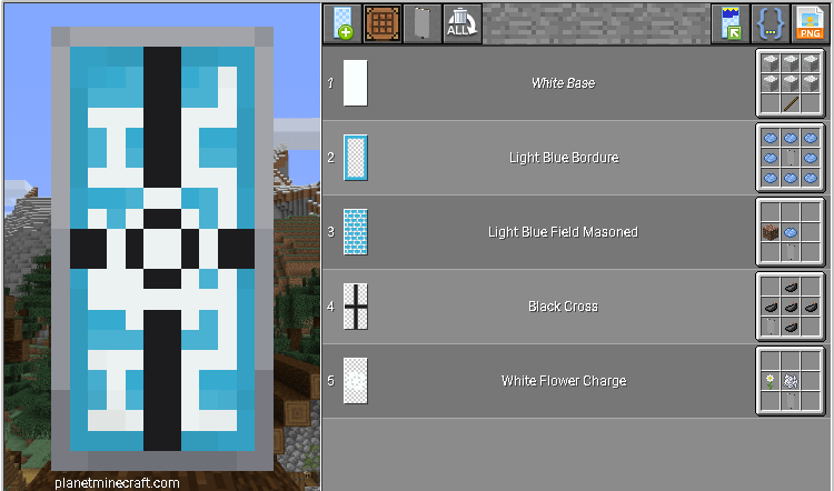 minecraft shield maker