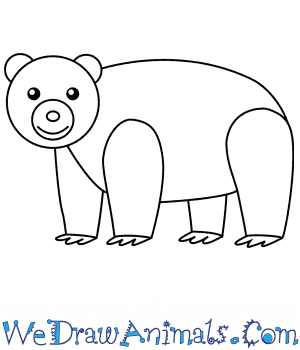 draw polar bear easy