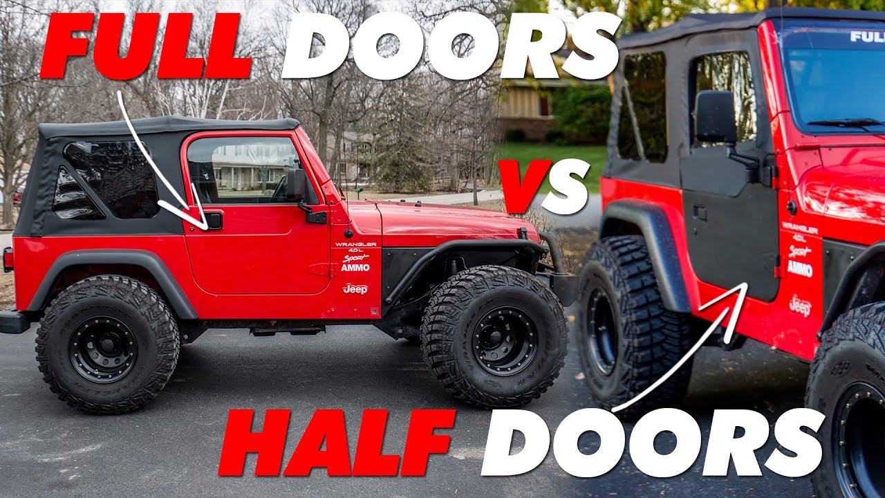 jeep tj half doors