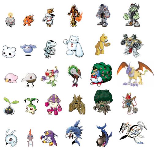 digimon characters