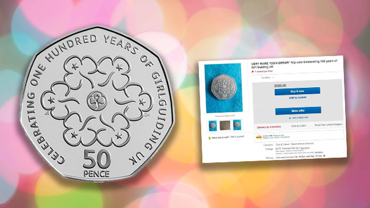 celebrating one hundred years of girlguiding 50p coin