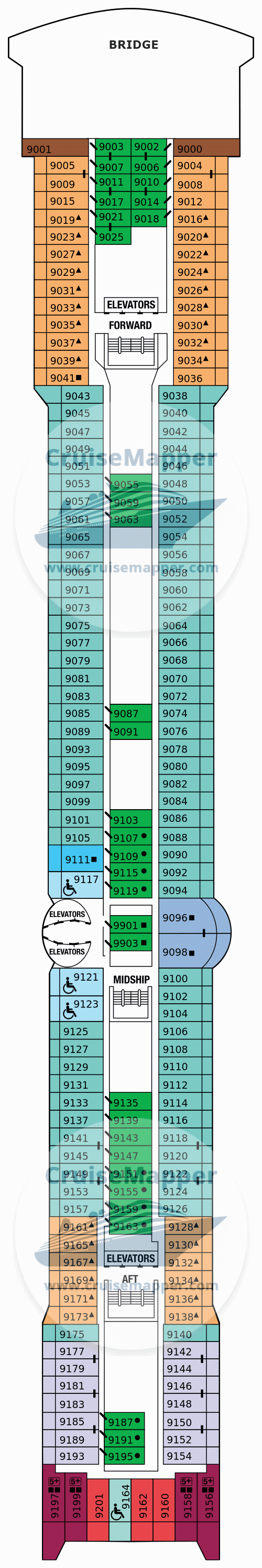 celebrity millennium deck plan