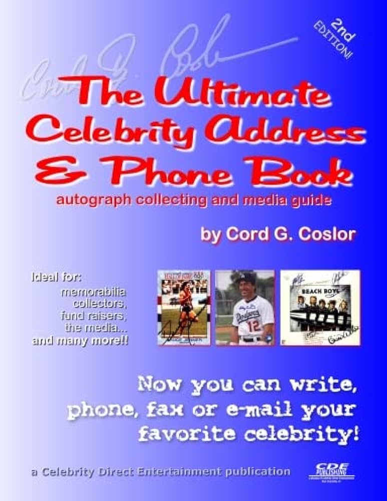 celebrity phone book