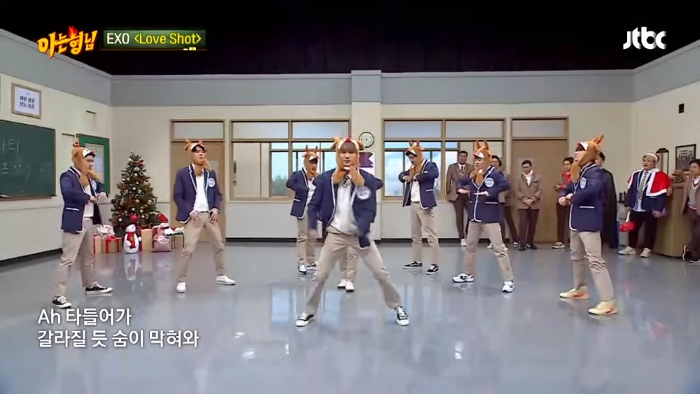 knowing brother exo love shot