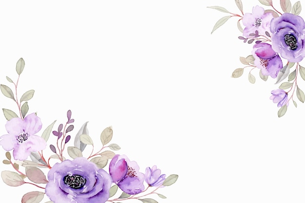 floral violet background
