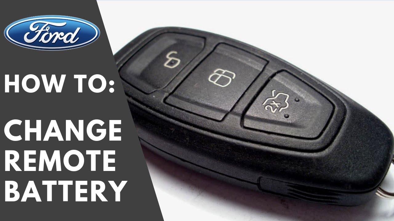 change battery in ford key fob