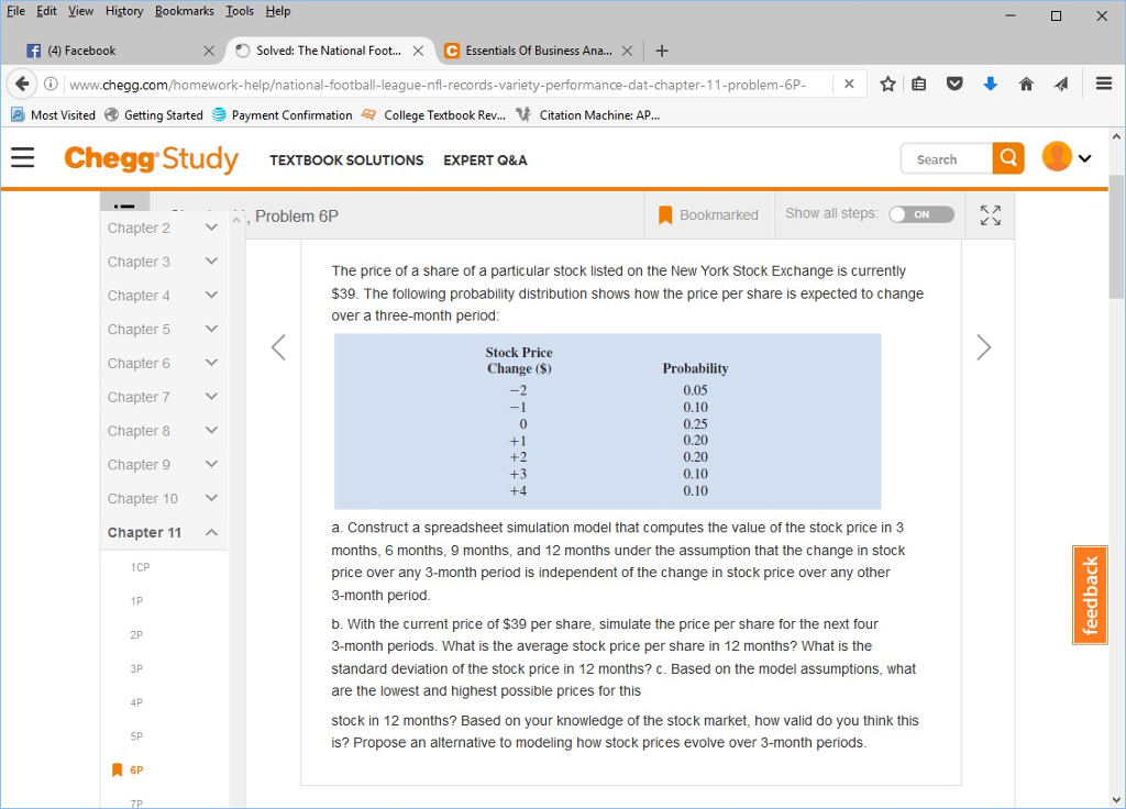 chegg business analytics