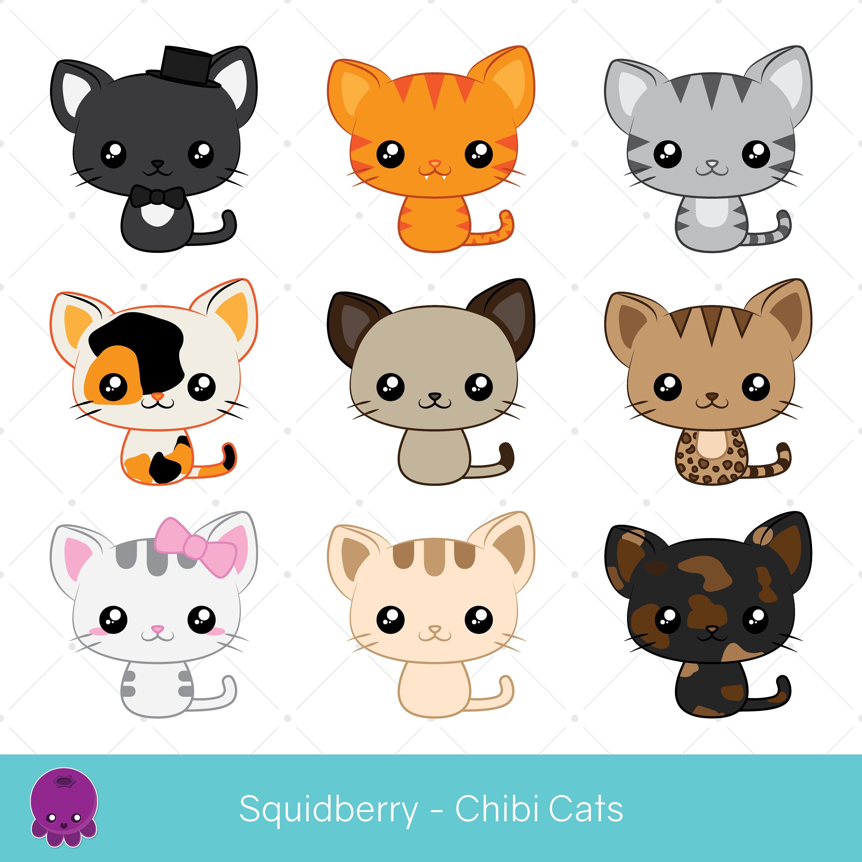 chibi cats