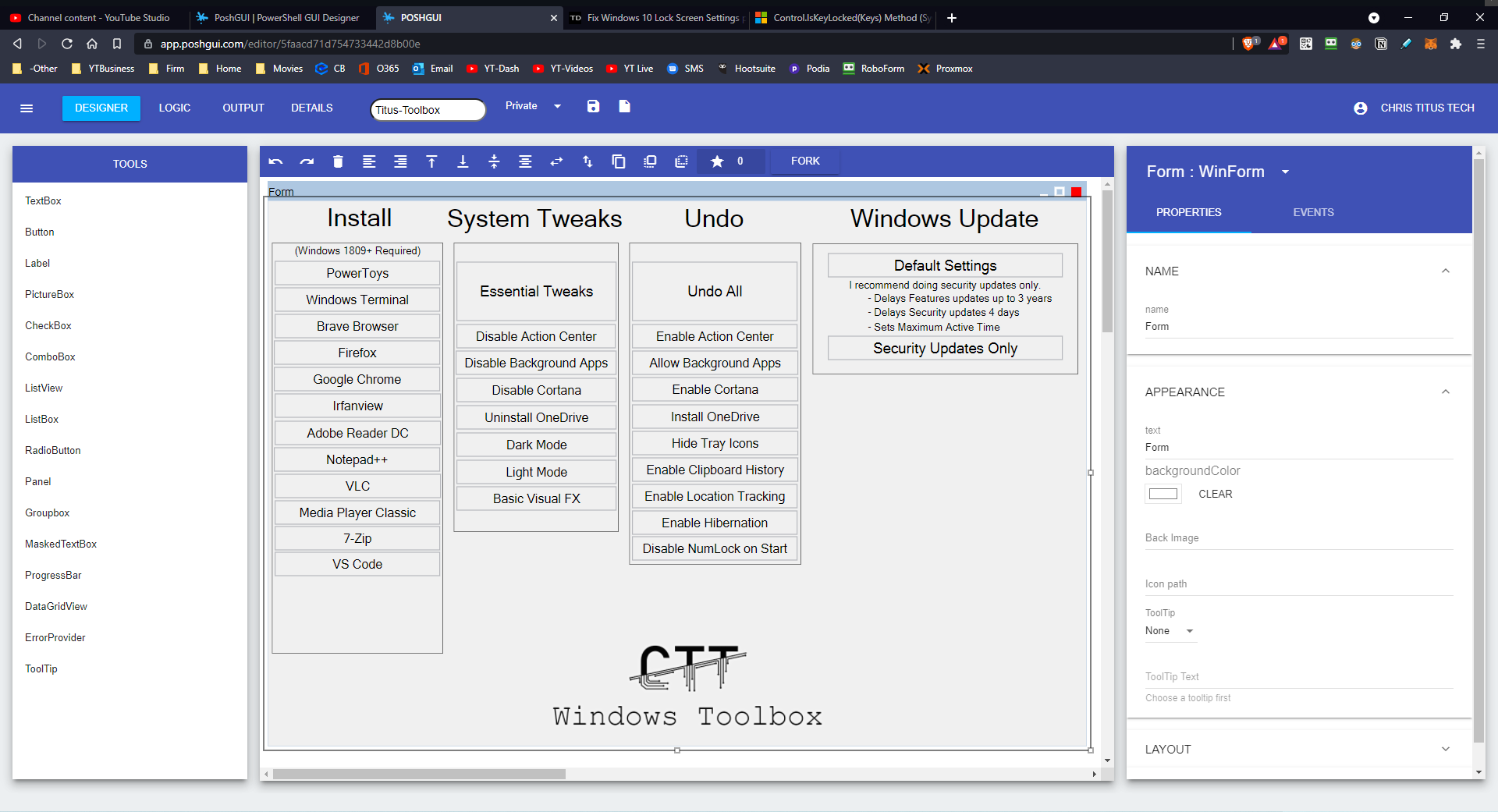 chris titus windows 11