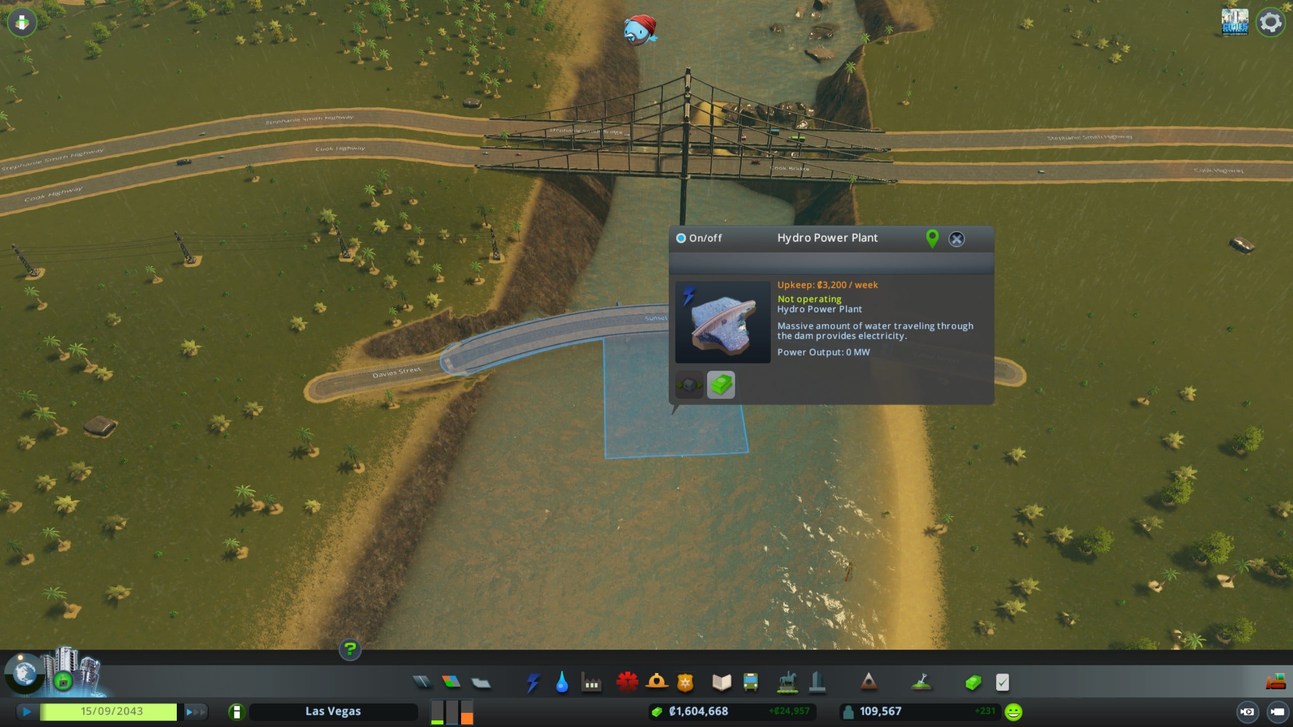 cities skylines hydro power plant