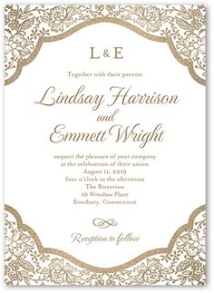 civil wedding invitation designs