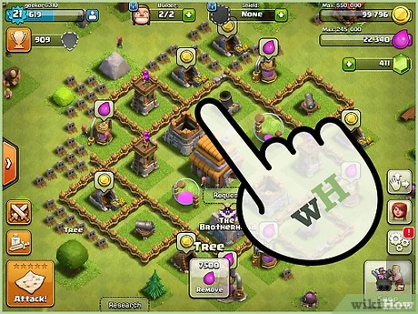 clash of clans how to build