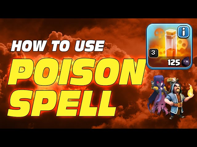 clash of clans poison spell