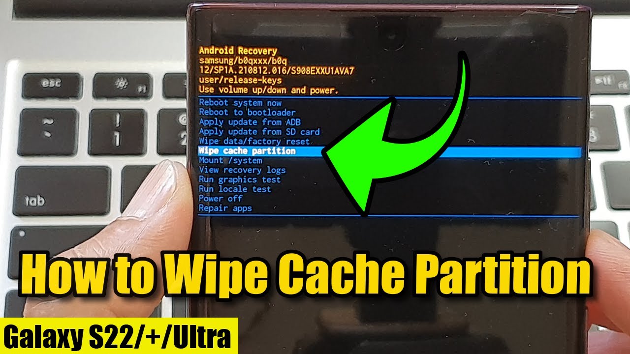 clear cache partition s22 ultra