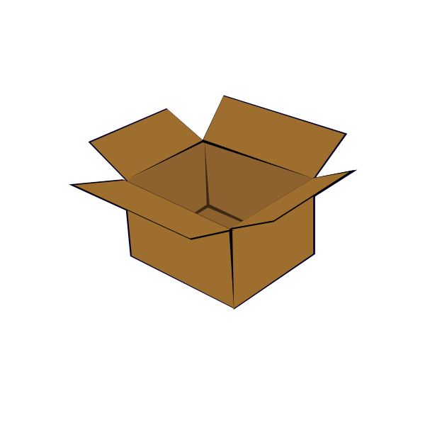 clipart cardboard box