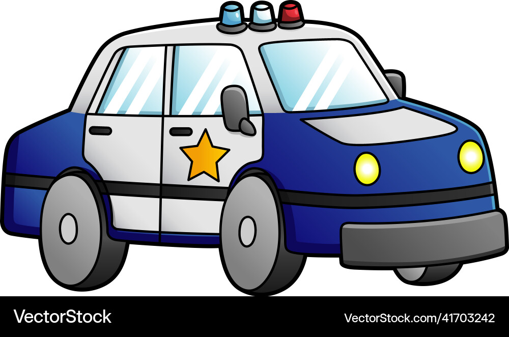 clipart cop car