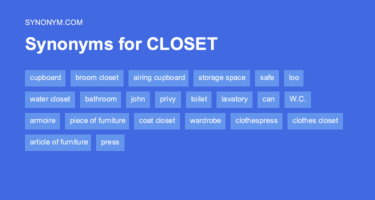 closet synonyms