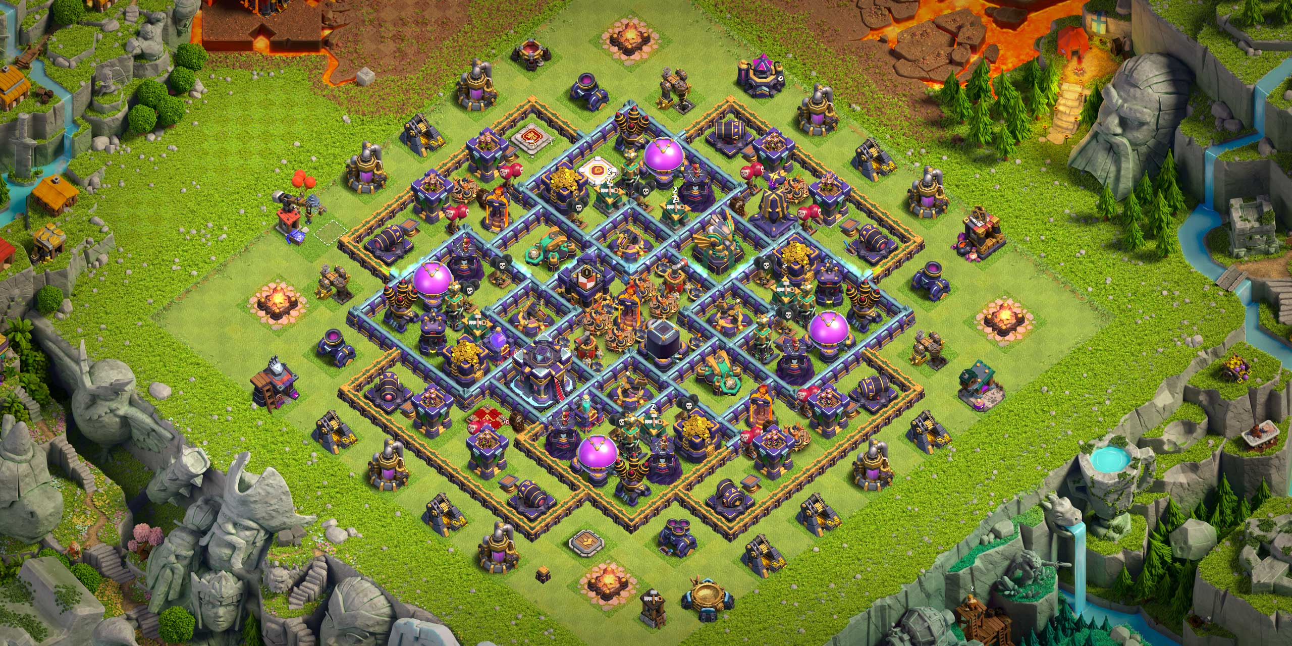 coc town hall base