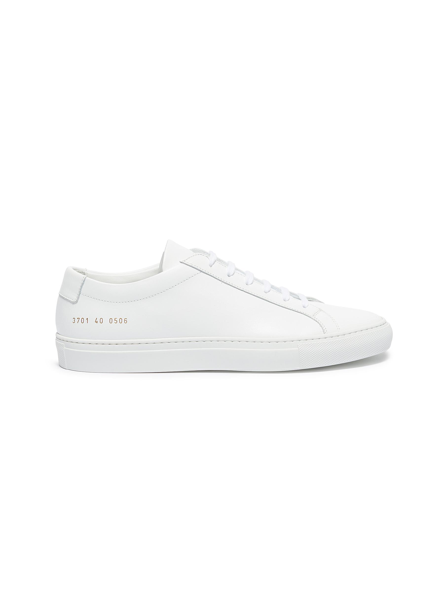 common projects white trainers