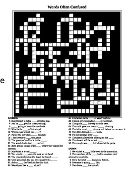 confused crossword clue
