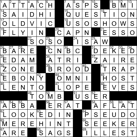 consider crossword