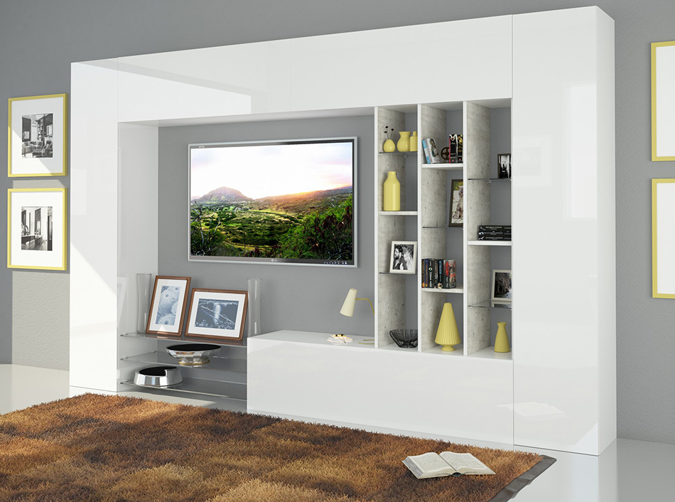 contemporary wall unit entertainment center