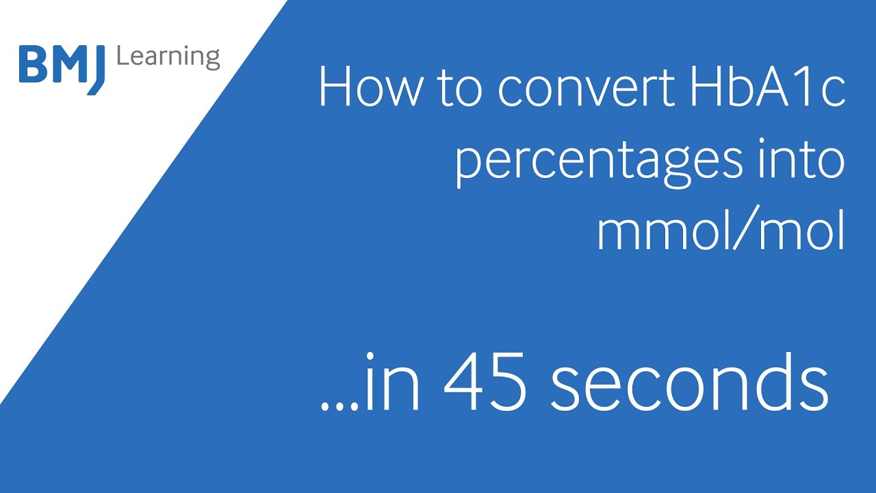 convert hba1c to mmol l