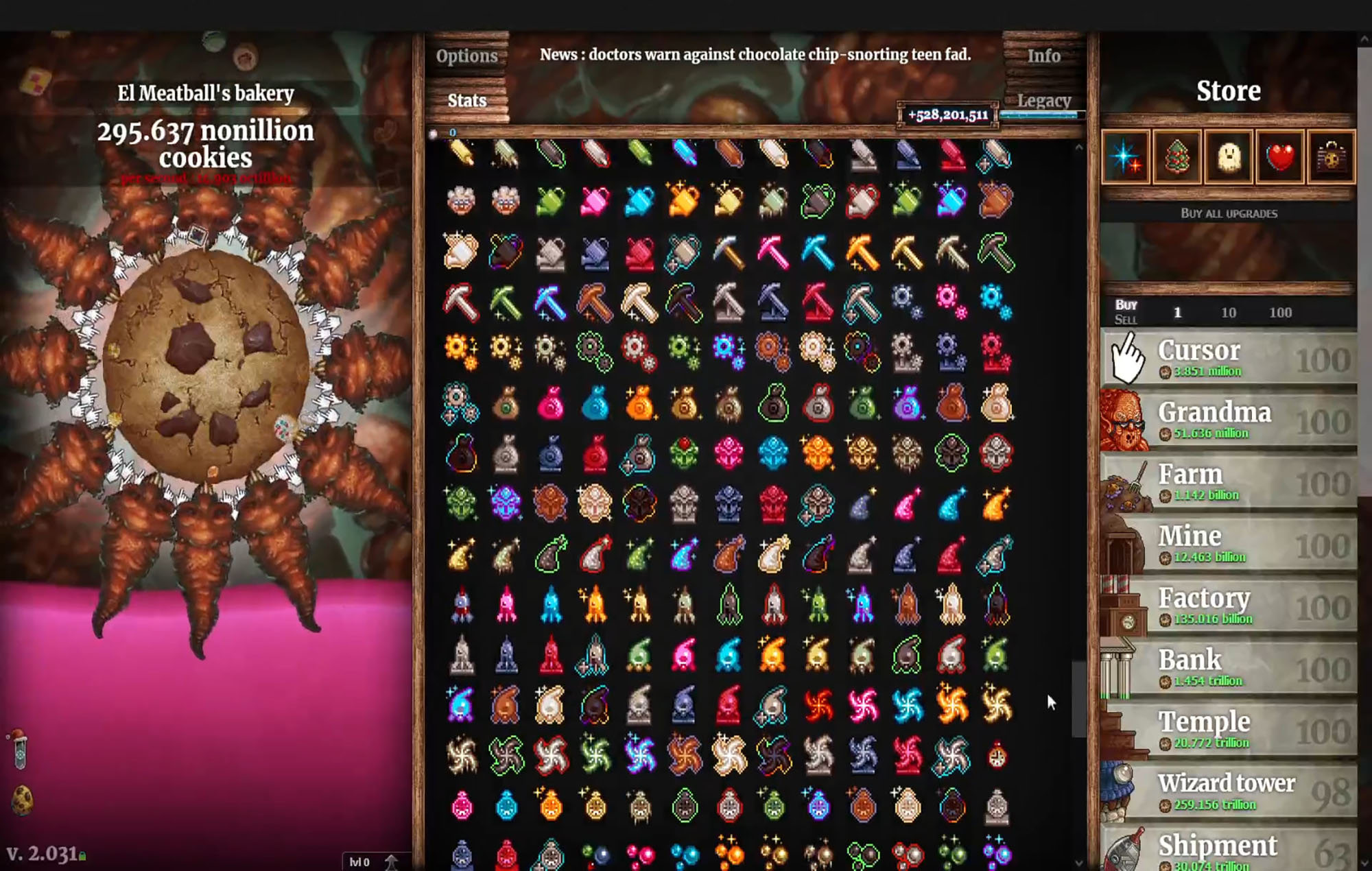 cookie clicker new update