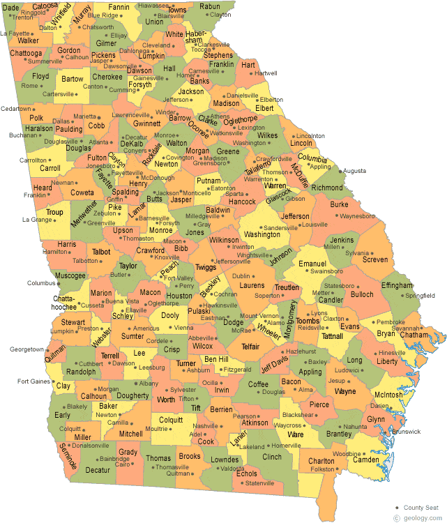 counties in georgia alphabetical