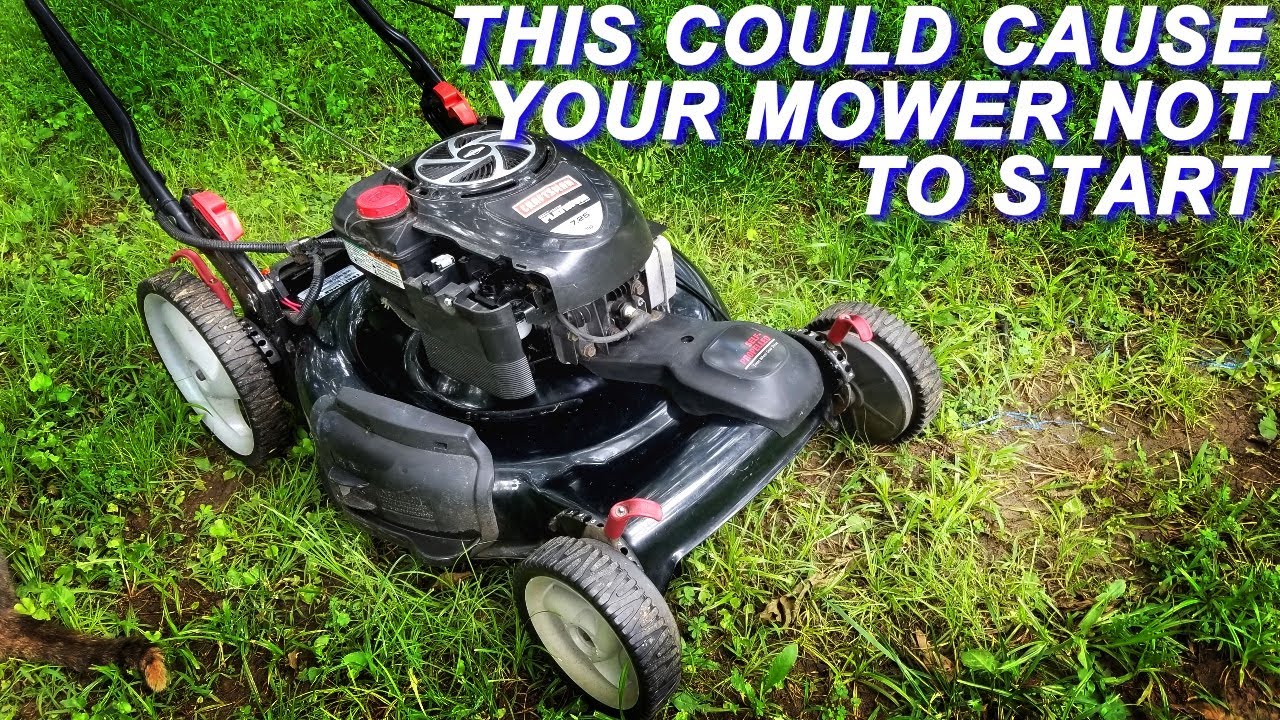 craftsman mower not starting