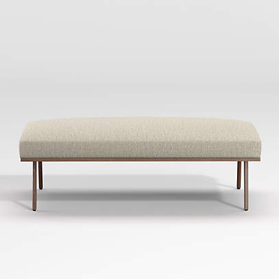 crate and barrel bench