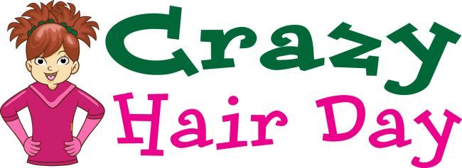 crazy hair day clip art