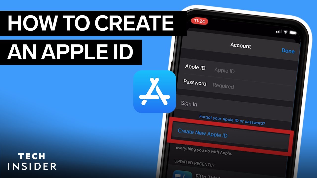 create new apple id