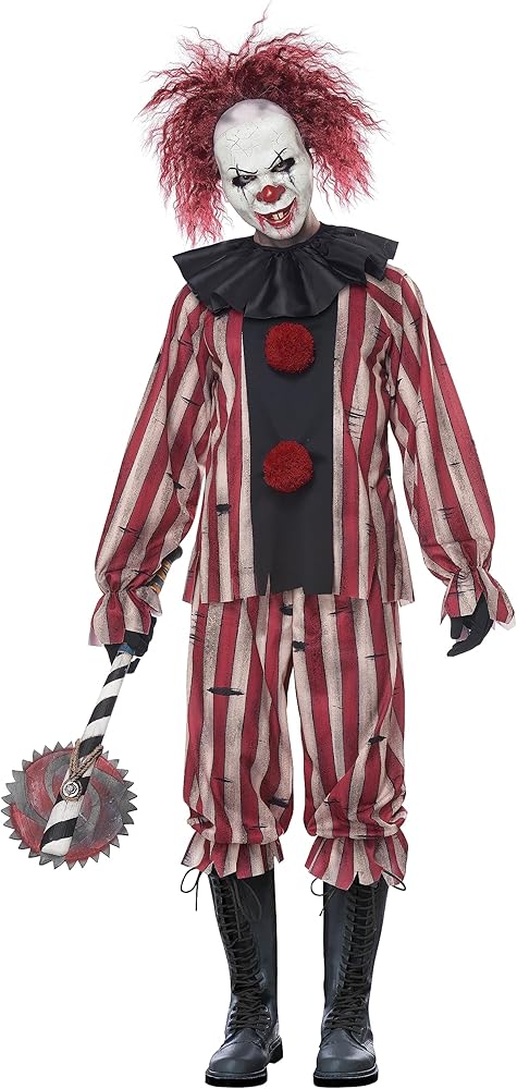creepiest clown costume