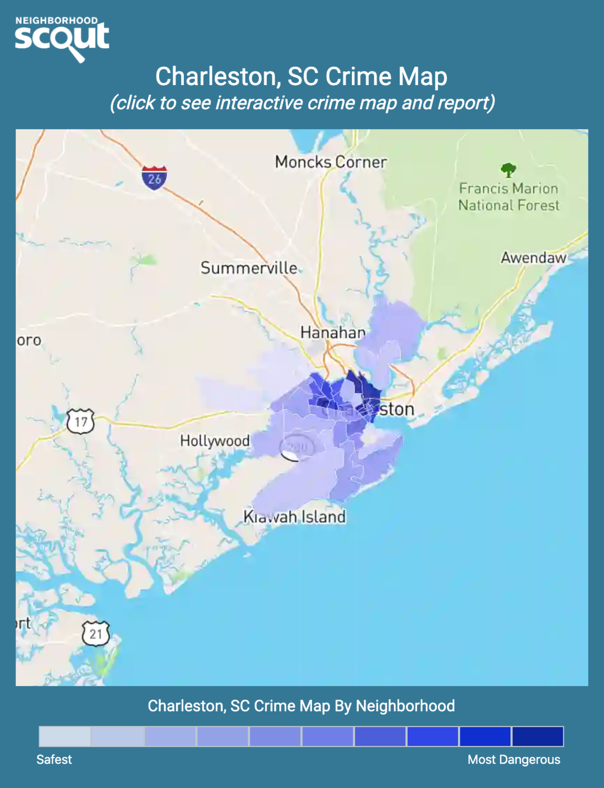 crime rate charleston