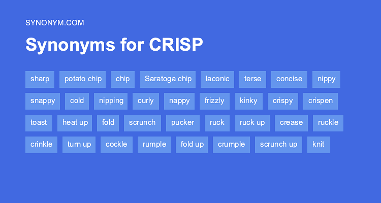 crisp antonym