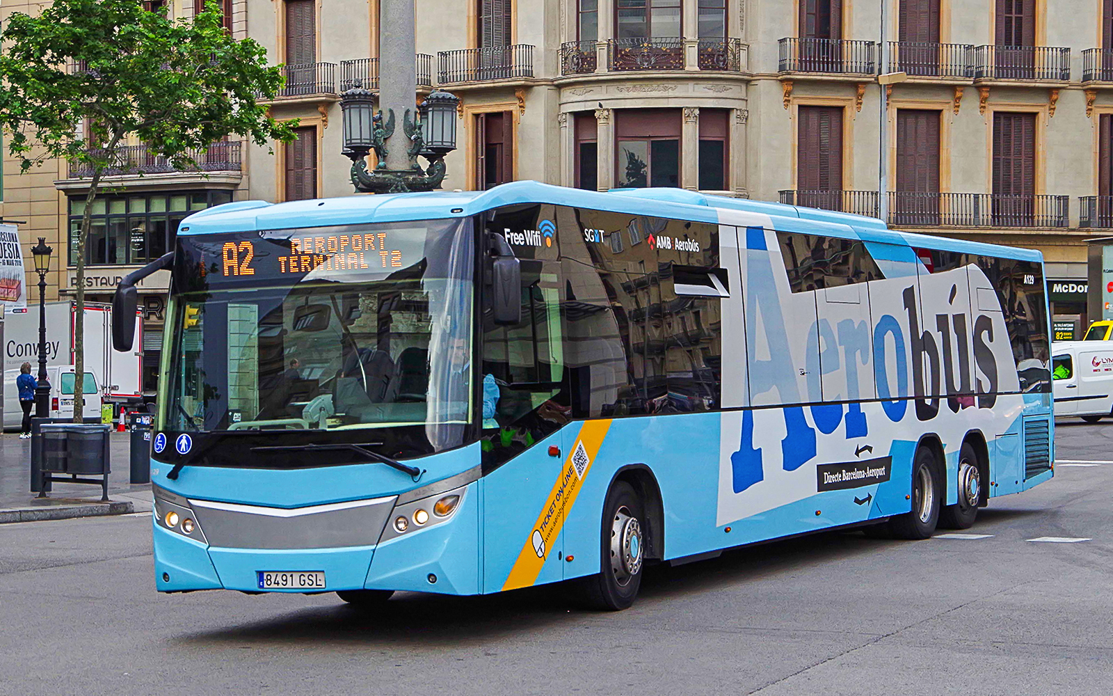 cuanto tarda aerobus barcelona aeropuerto